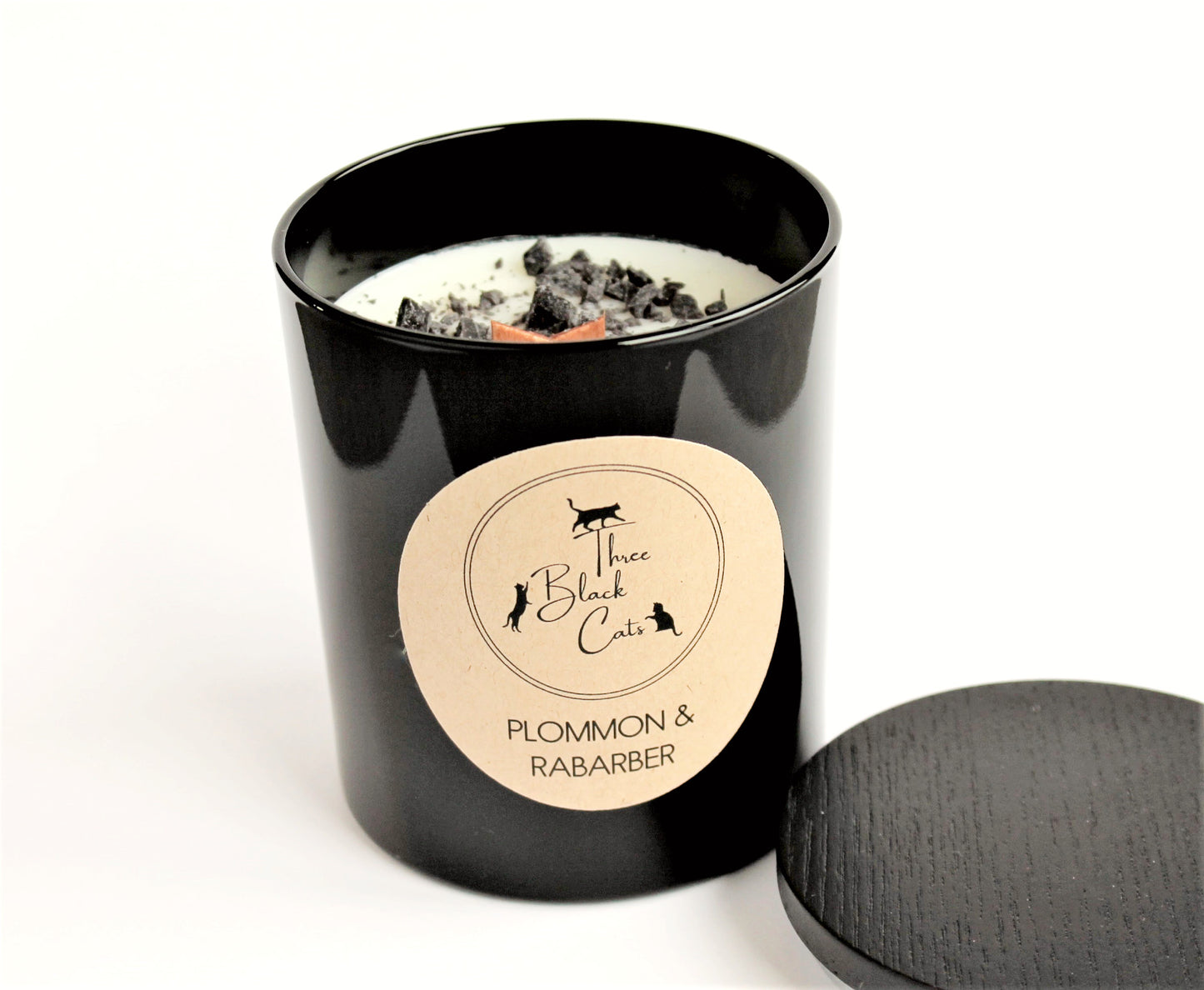 Doftljus i glas - Plommon & Rabarber