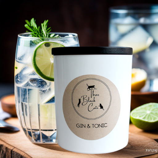 Drinkljus - Gin & Tonic - Doftljus i glas